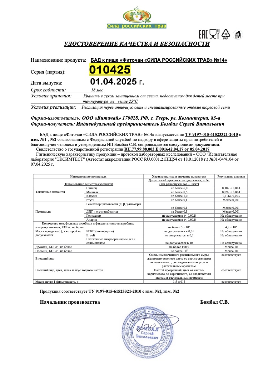 Паспорт №042025